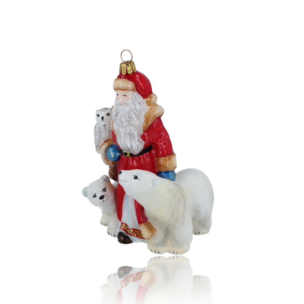 Santa claus with bears