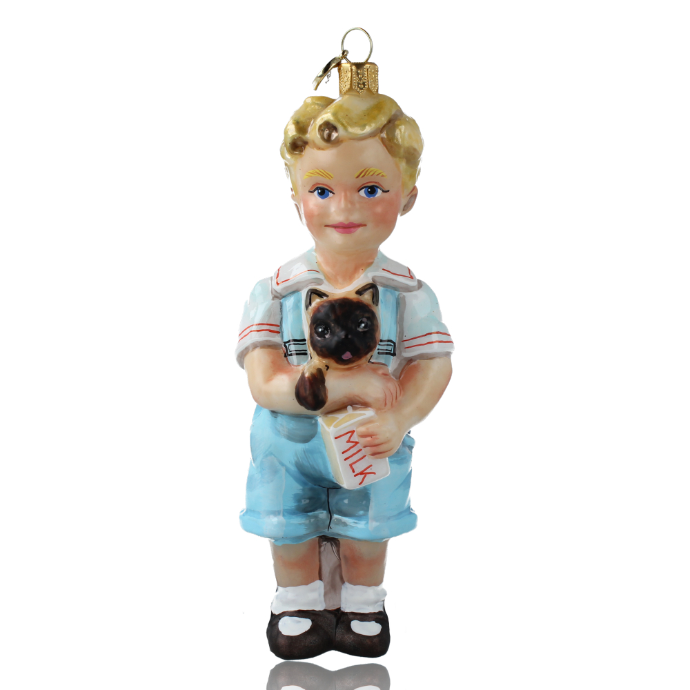 Berniukas su kačiuku